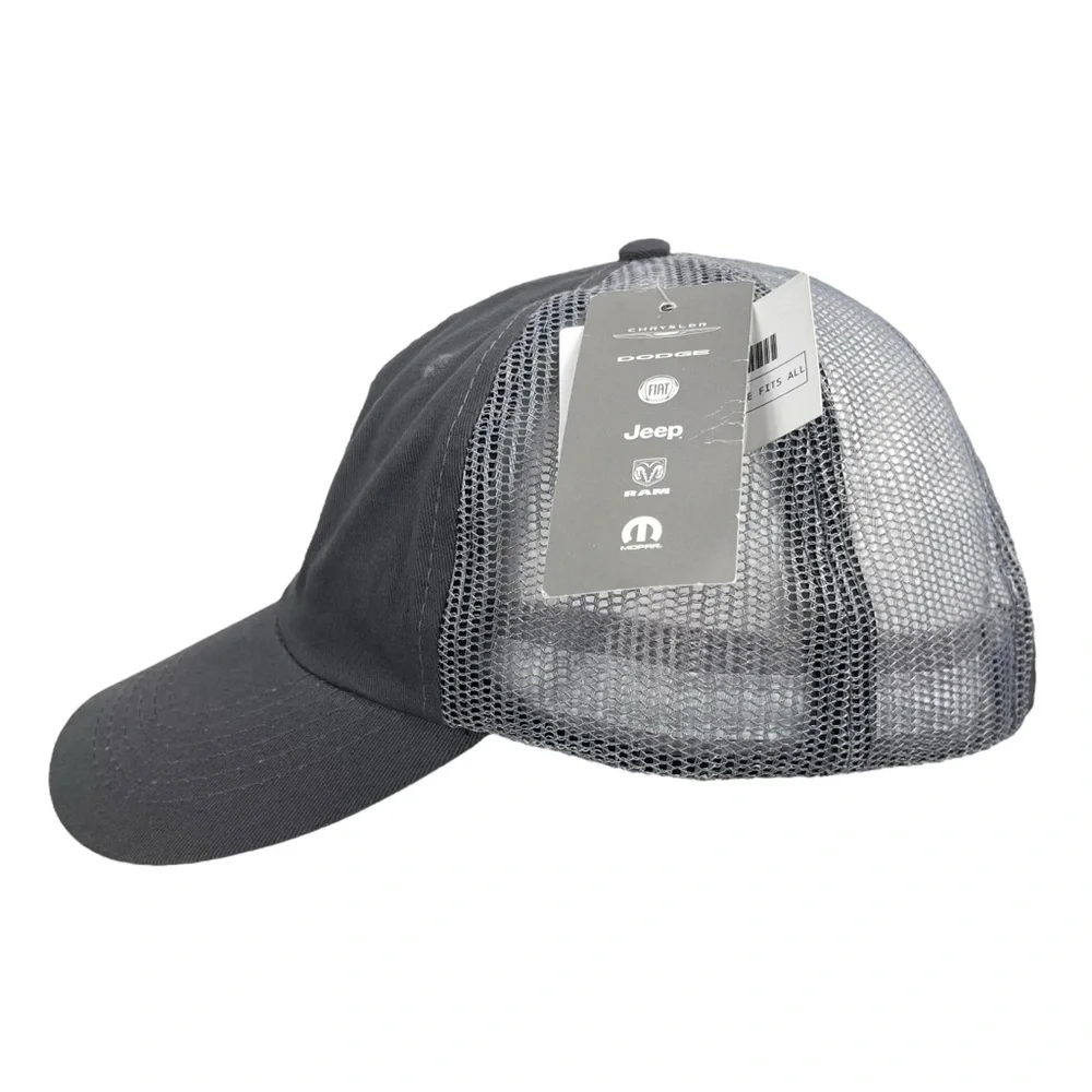 Mopar | NWT | Gray Mesh Back Hat Adjustable‎ Strapback Cap 100% Cotton